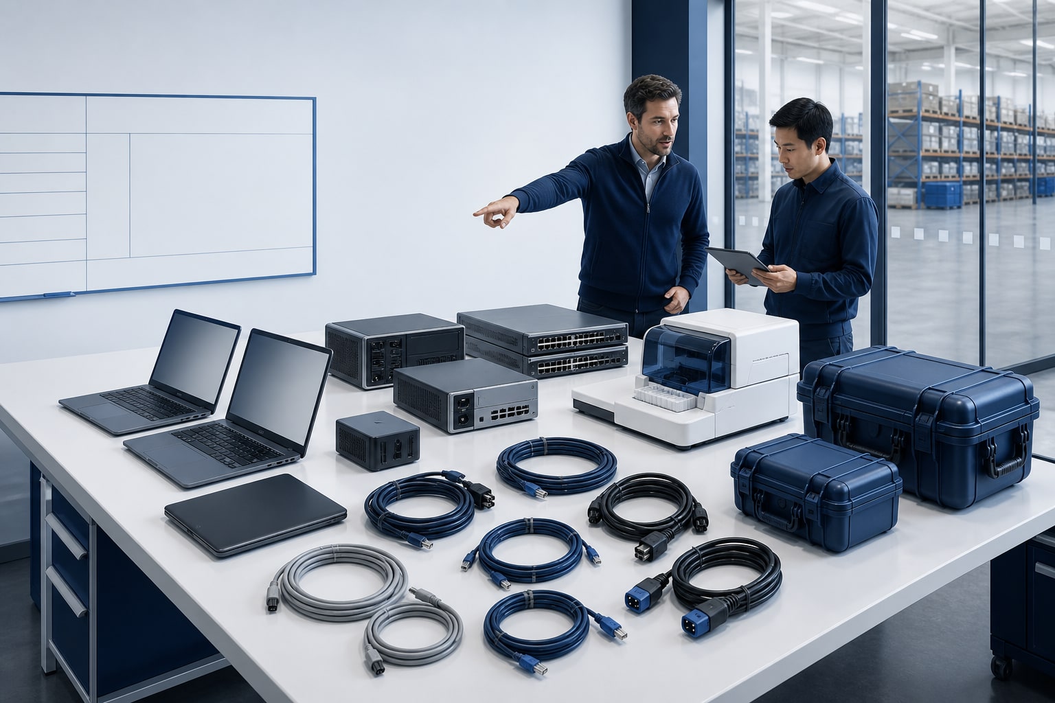 Mixed technology equipment arranged for scope and routing decisions